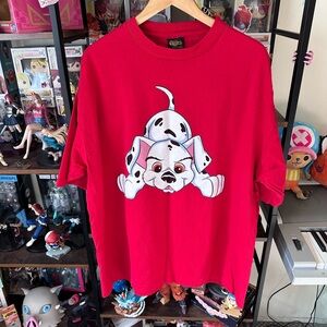 Vintage Changes Disney 101 Dalmatians Single Stitch T Shirt Red Mens 2XL USA